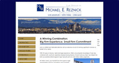 Desktop Screenshot of michaelreznicklaw.com
